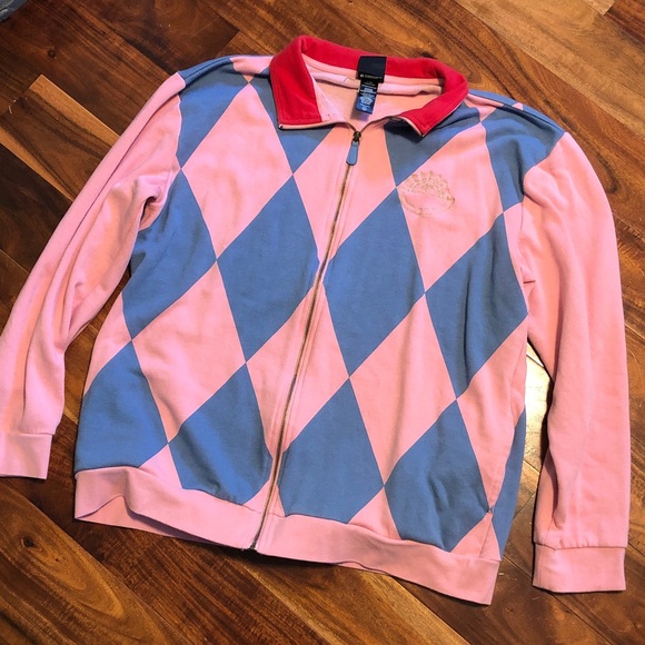 Howl’s Moving Castle Pink and Blue  Men’s/Unisex Zip-Up Hoodie - Picture 4 of 6